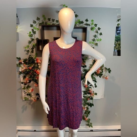 Flirty swing Small Polka Dots Women Tank Swing‎ Dress Size XL RefJ002 - Picture 5 of 12